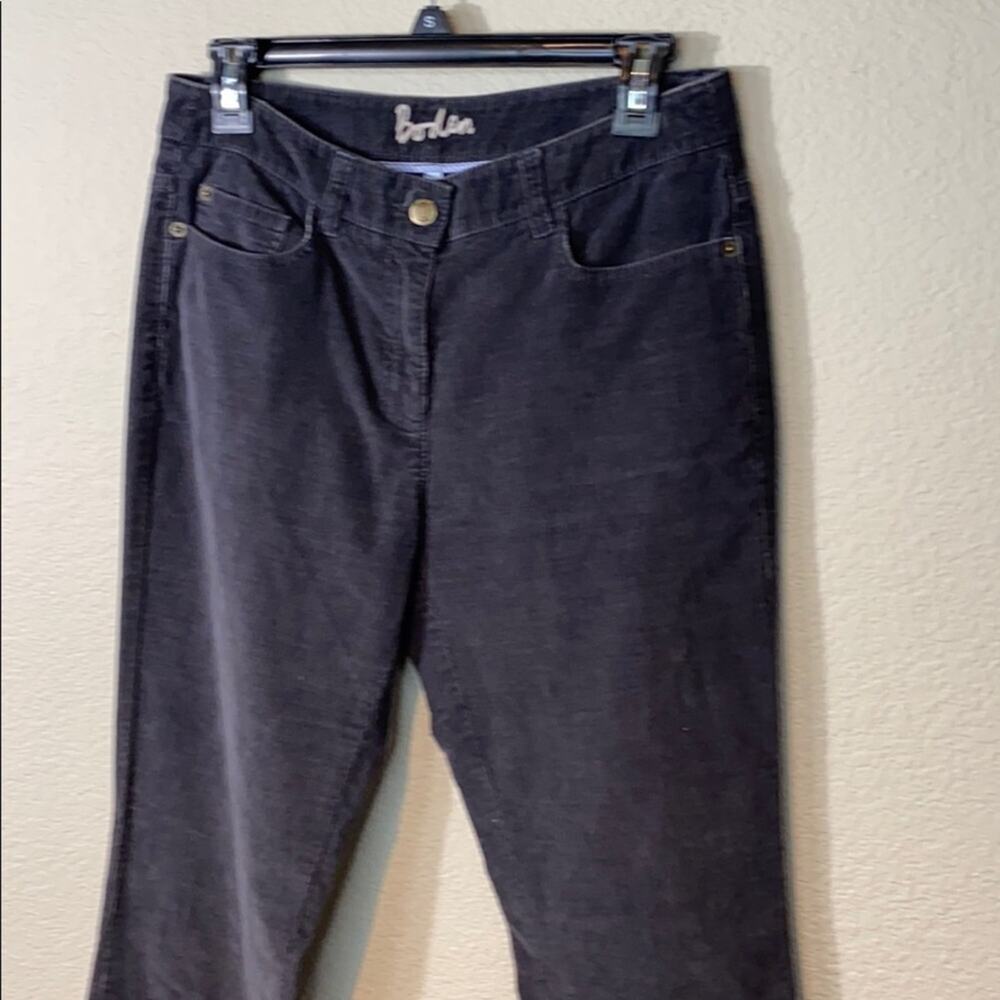 Boden Corded Straight Jeans Graphite Gray - Picture 2 of 14